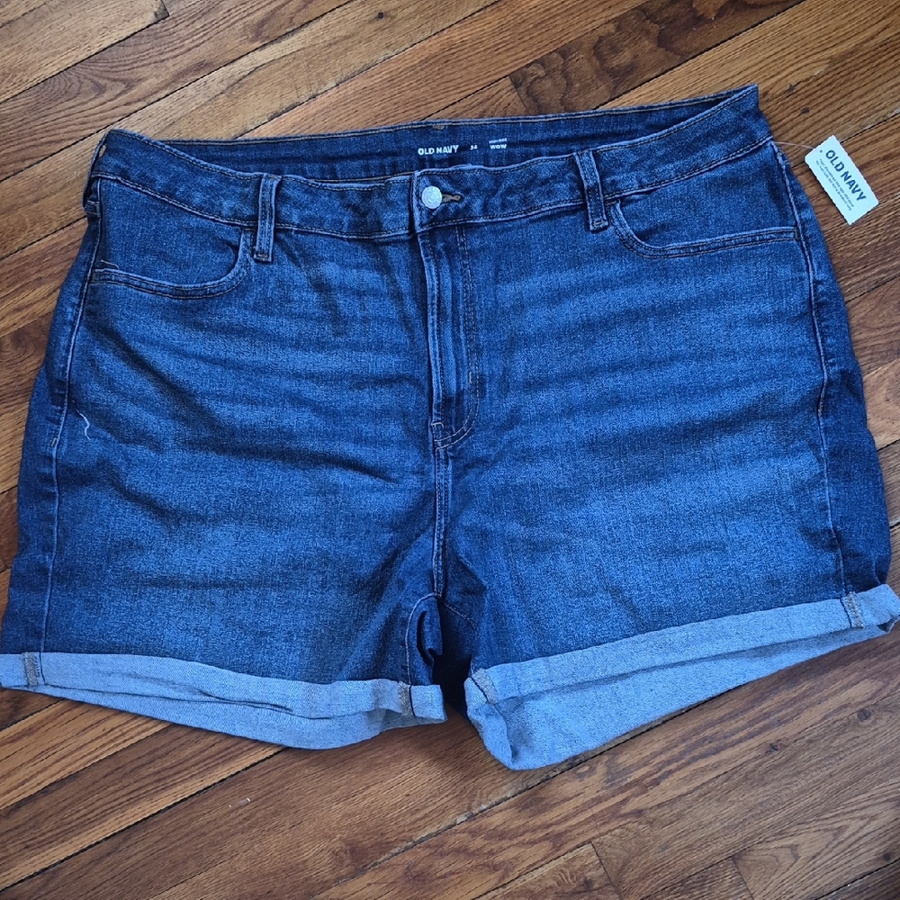 Old Navy Dark Blue Jean Shorts